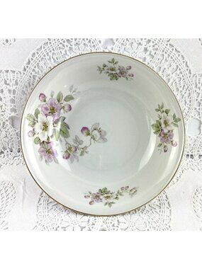 Tirschenreuth "Apple Blossom" Pattern #246 round 8.5" serving bowl Cottagecore